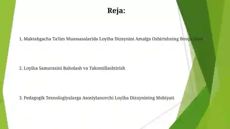 Maktabgacha ta'lim tashkilotlarida pedagogik texnologiyalar asosida loyihalashtirish usullari 2