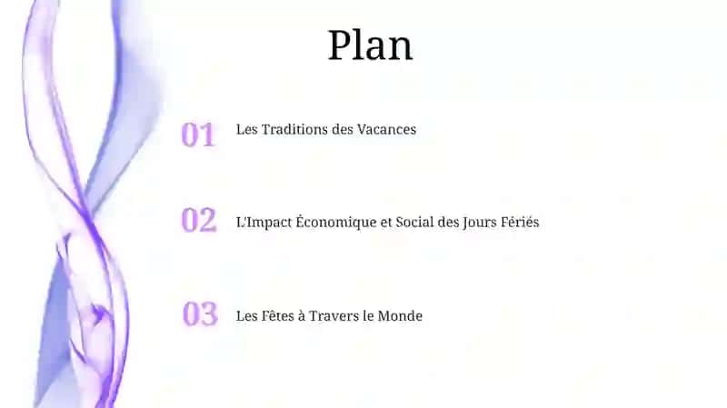 Les Traditions des Vacances 2
