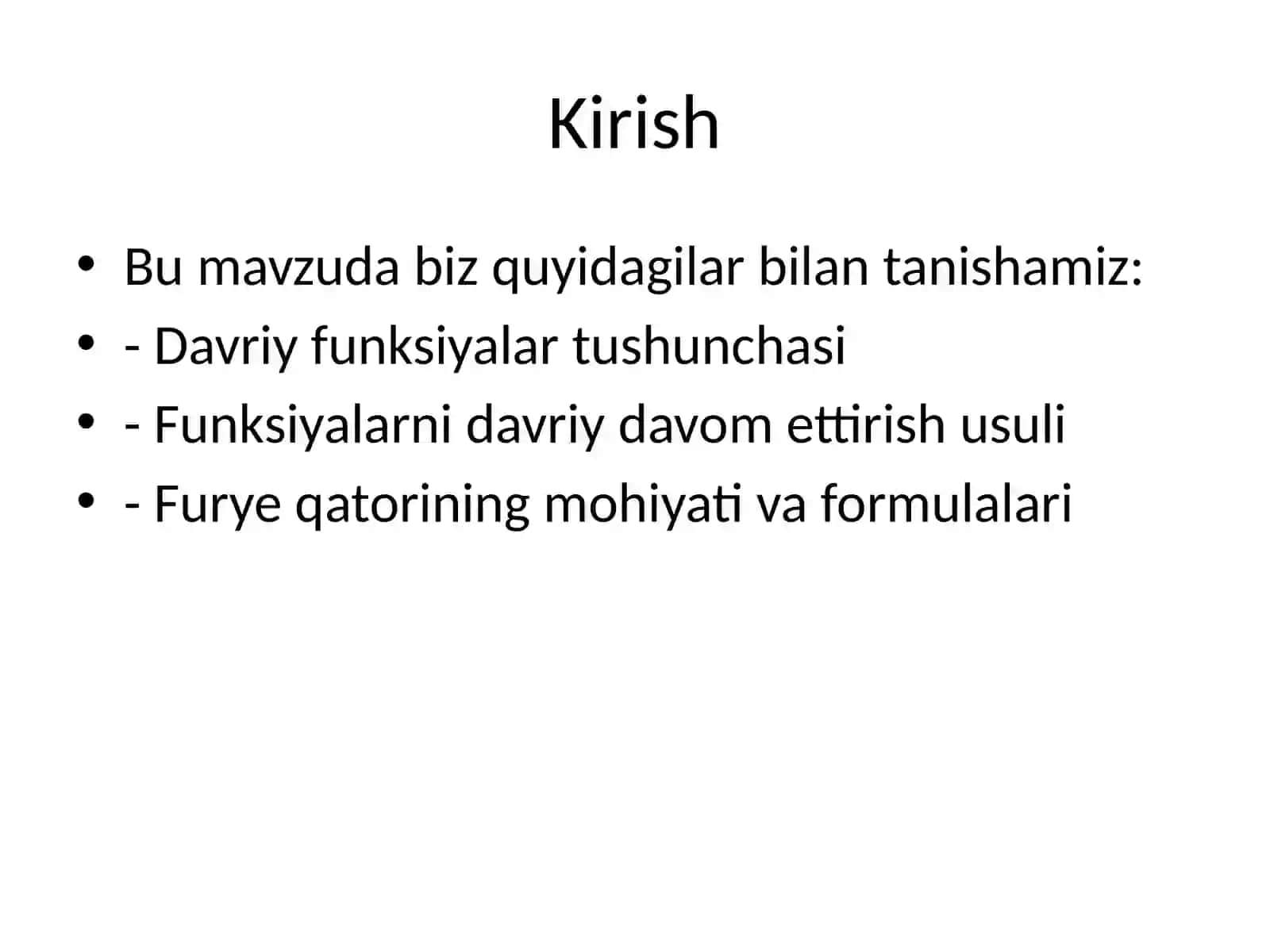 Davriy funksiyalar 2