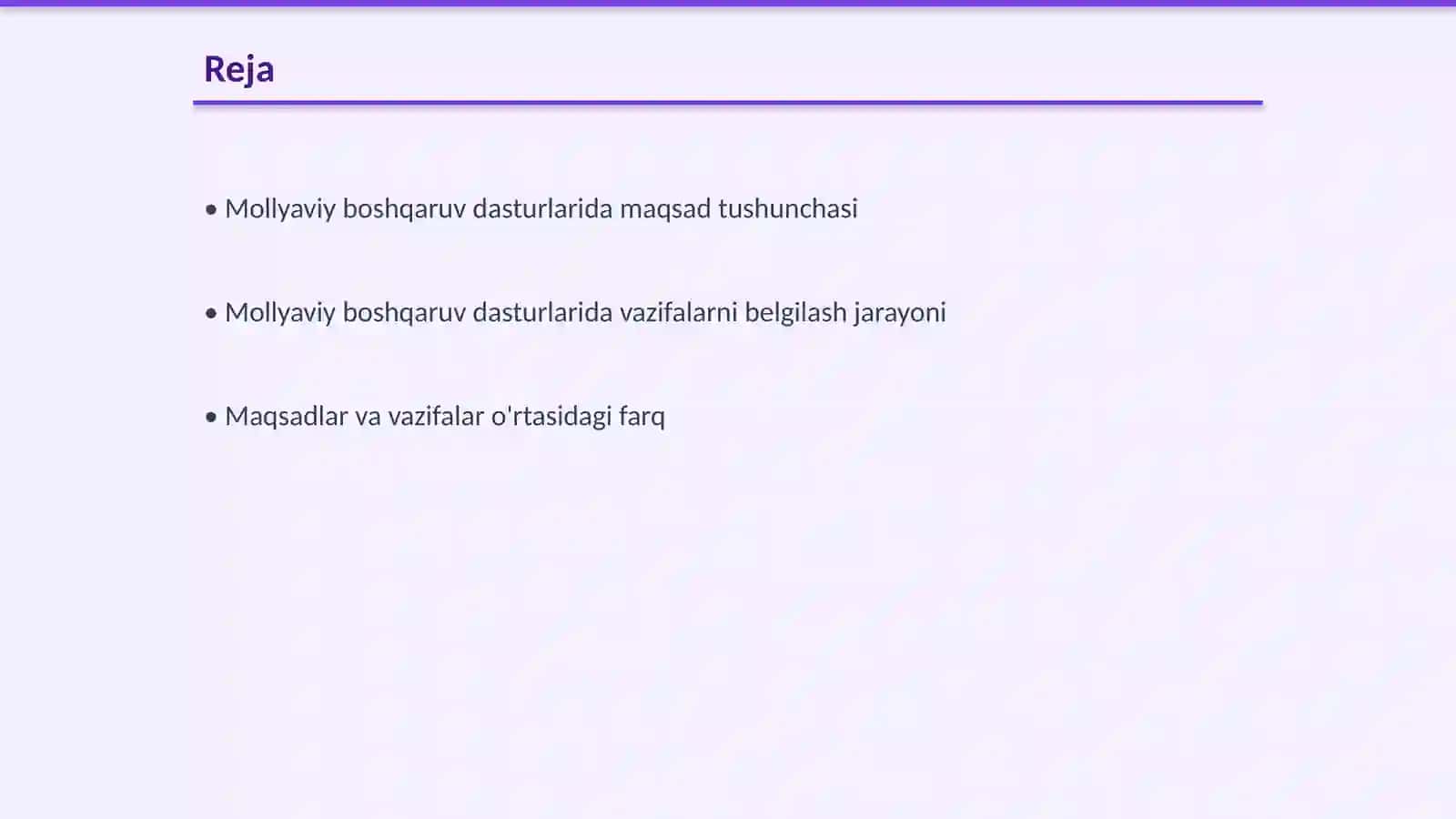 Mollyaviy boshqaruv dasturlarida maqsad vs vazifalarni belgilash 2
