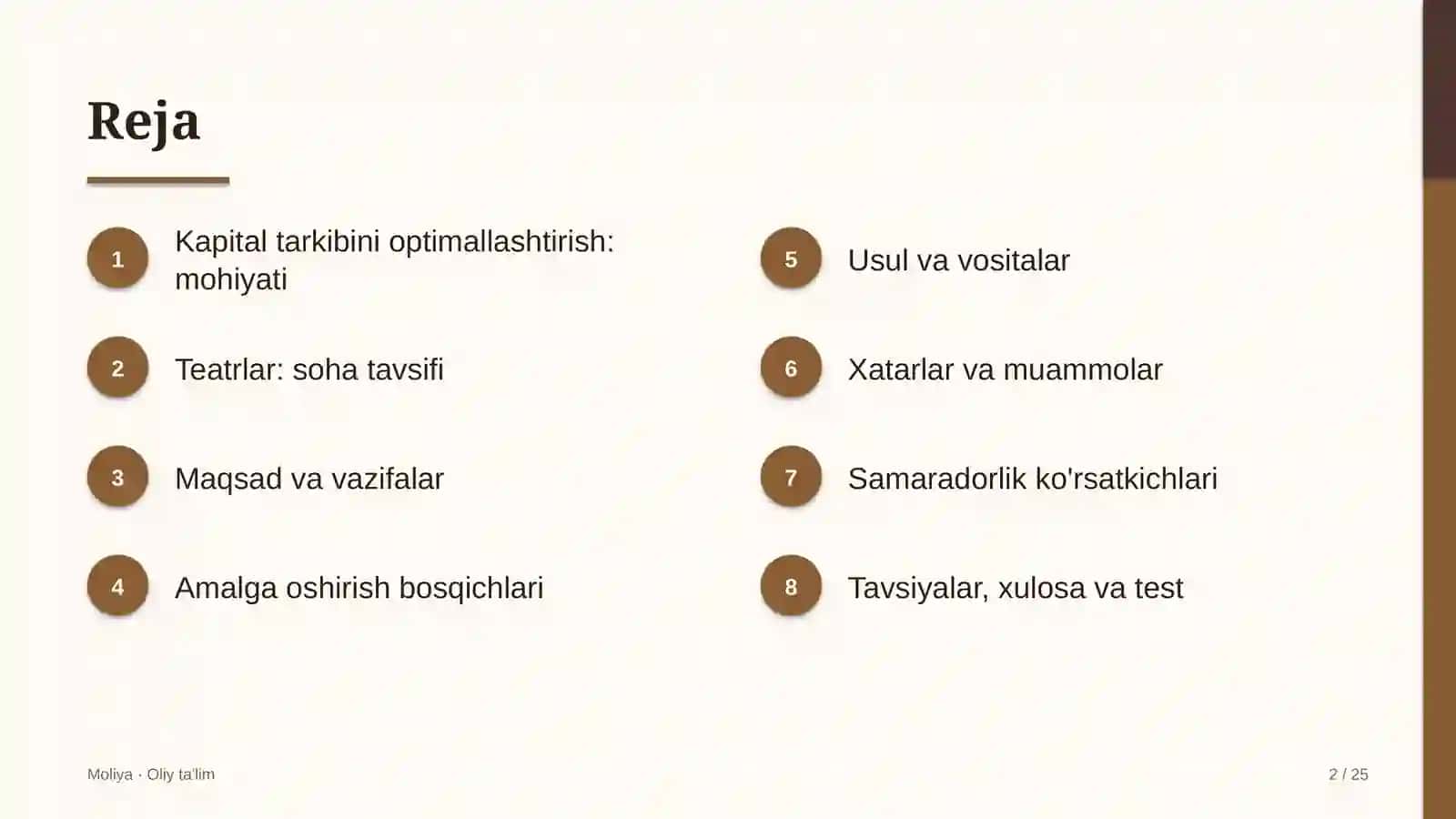 Teatrlarda kapital tarkibini optimallashtirish 2
