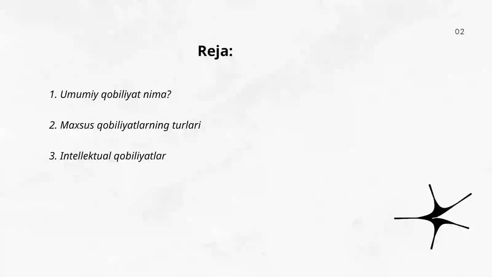 Umumiy va maxsus qobilyatlar 2