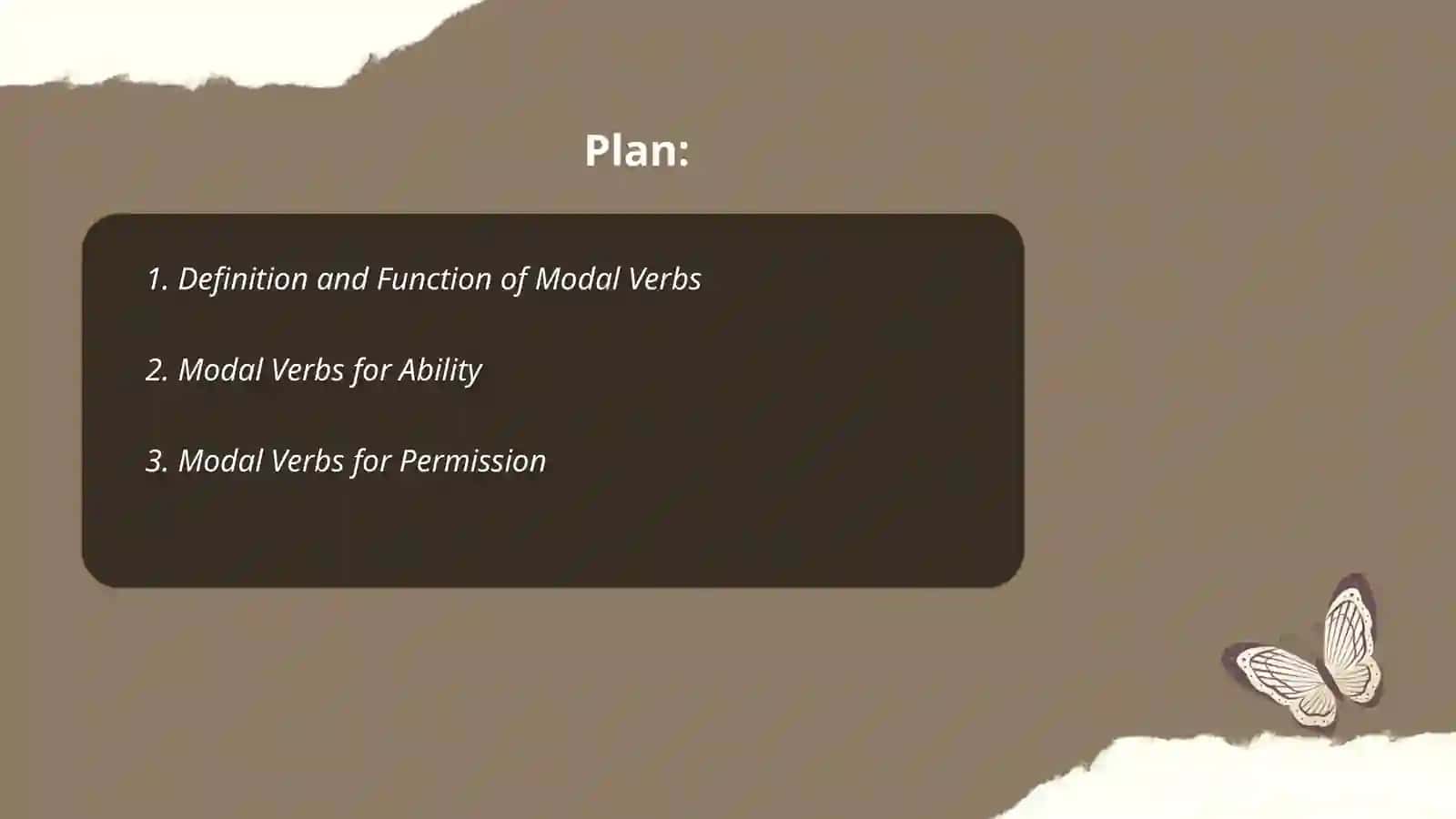 Modal verbs 2