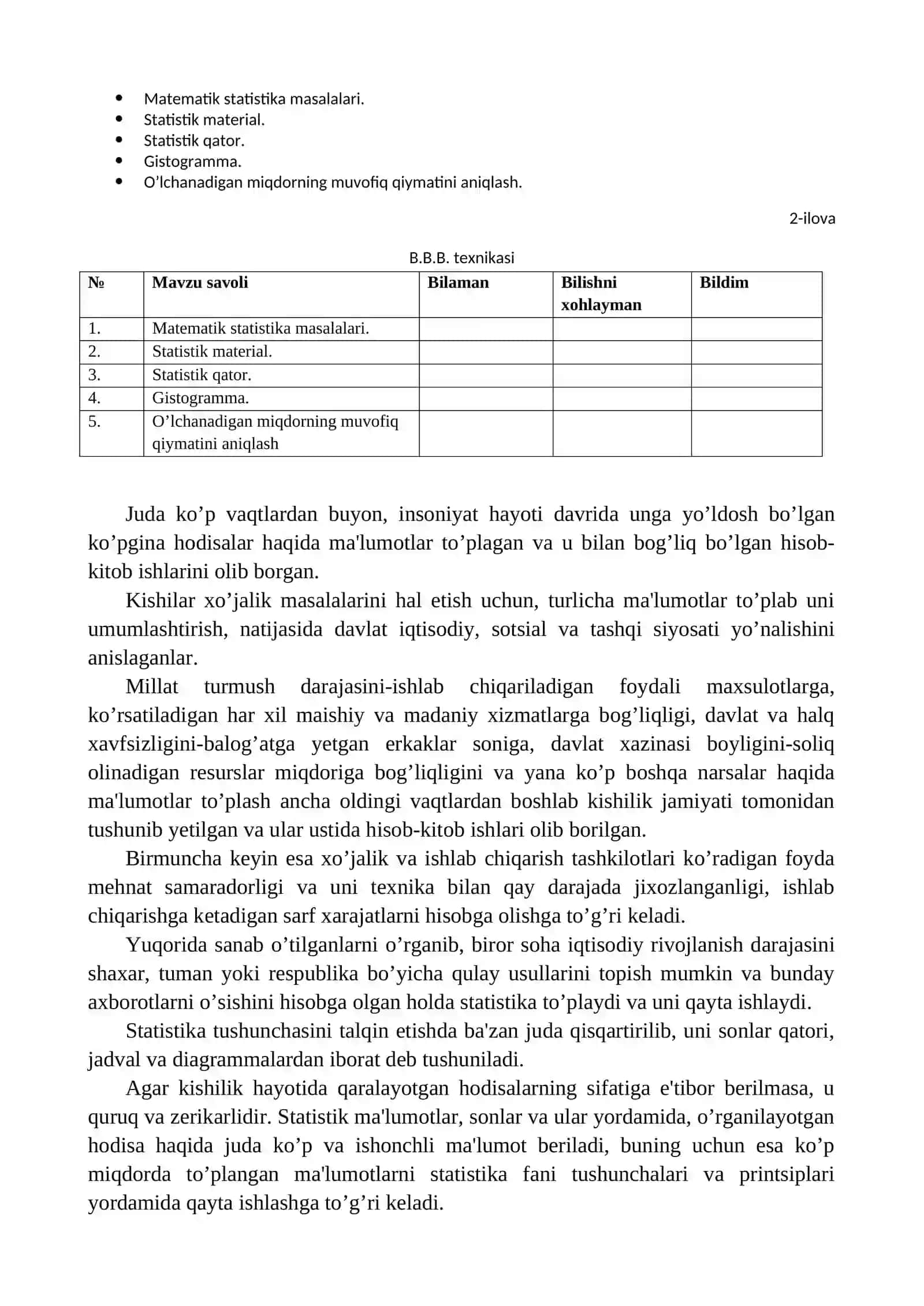 MATEMATIK STATISTIKA 2