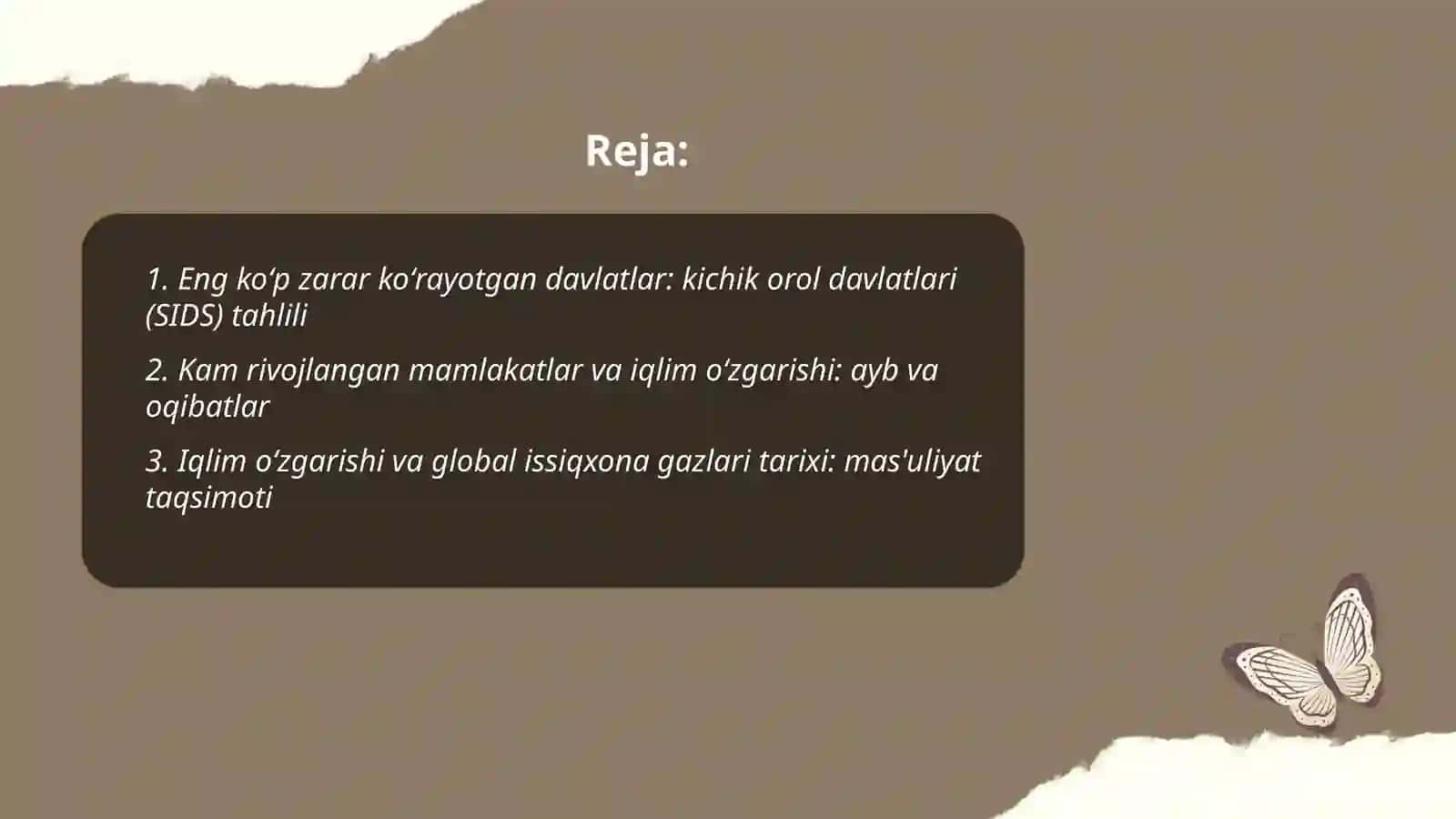 Iqlim oʻzgarishi kimga “qimmatga tushyapti”? 2