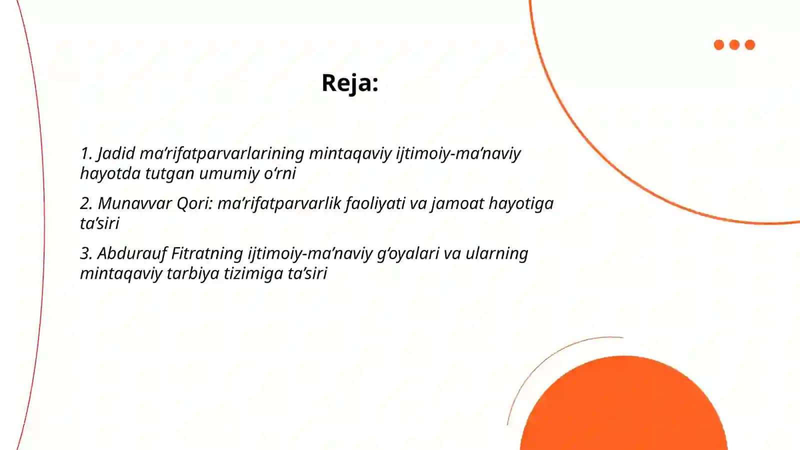 Jadid ma’rifatparvarlarining mintaqaviy ijtimoiy-ma’naviy hayotda tutgan umumiy o‘rni 2