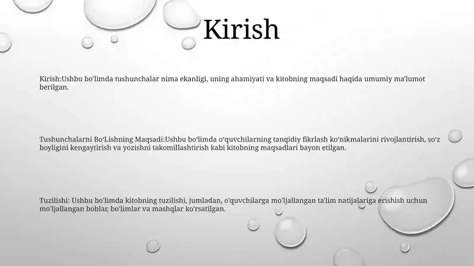 Tushunchalarni Bo‘Lishning MaqsadiVaTuzilishi 2