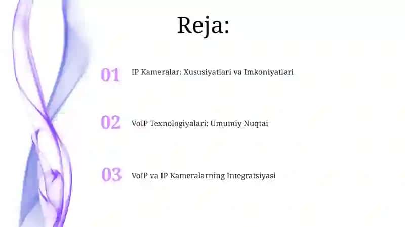 VoIP Texnologiyalari: Umumiy Nuqtai 2