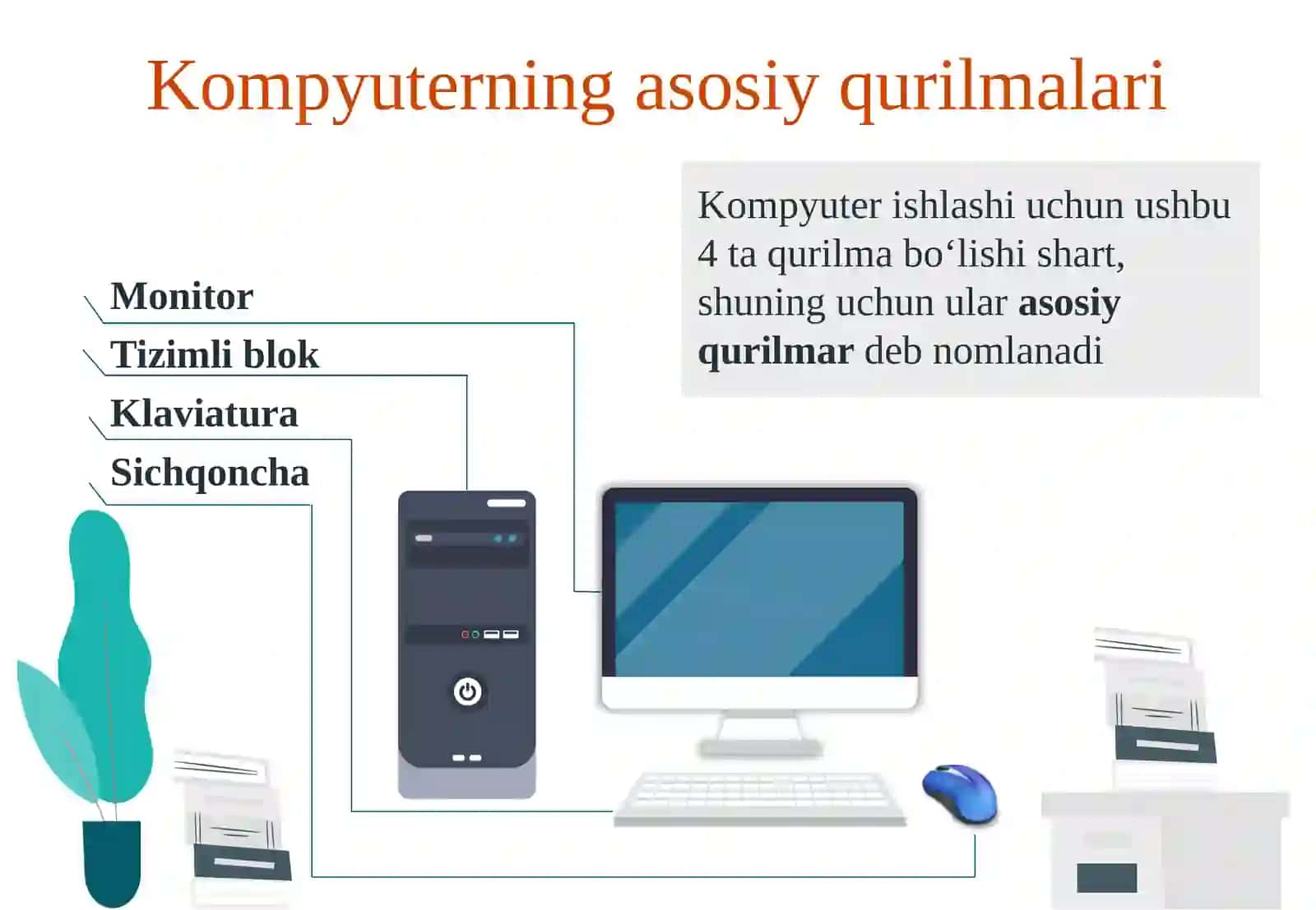 Kompyuterning asosiy qurilmalari 2