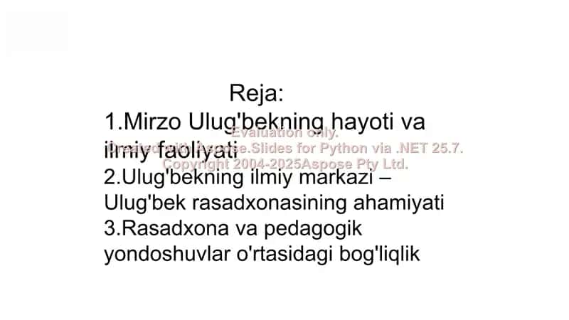 Mirzo Ulug'bek va uning ilmiy faoliyati 2