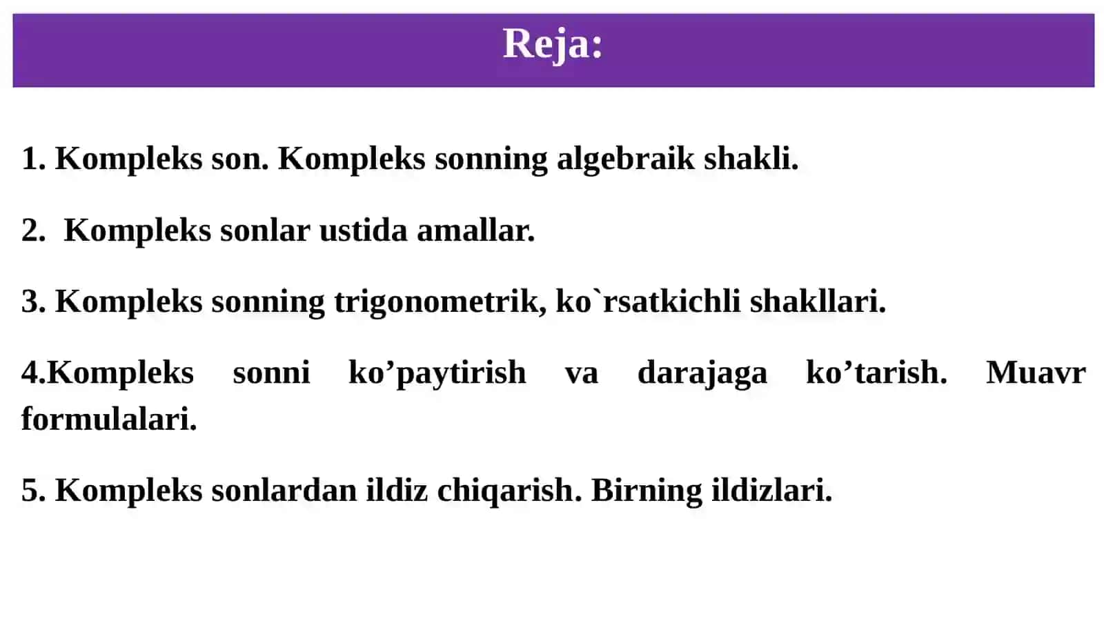 HISOB (Calculus) 2