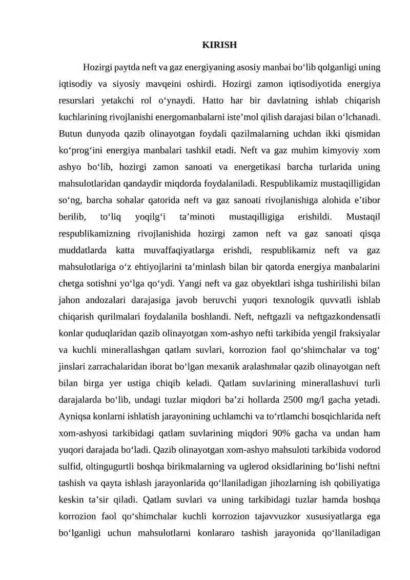 Texnologik va tovar rezervuarlarda neftni tindirish 2