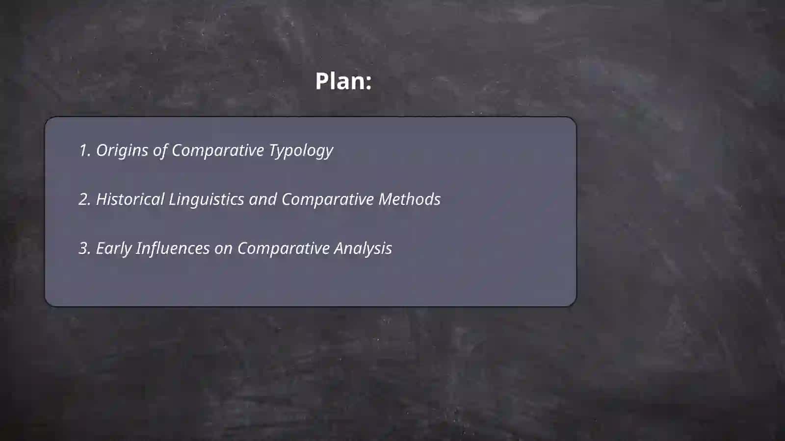 History of development of comparative typology 2