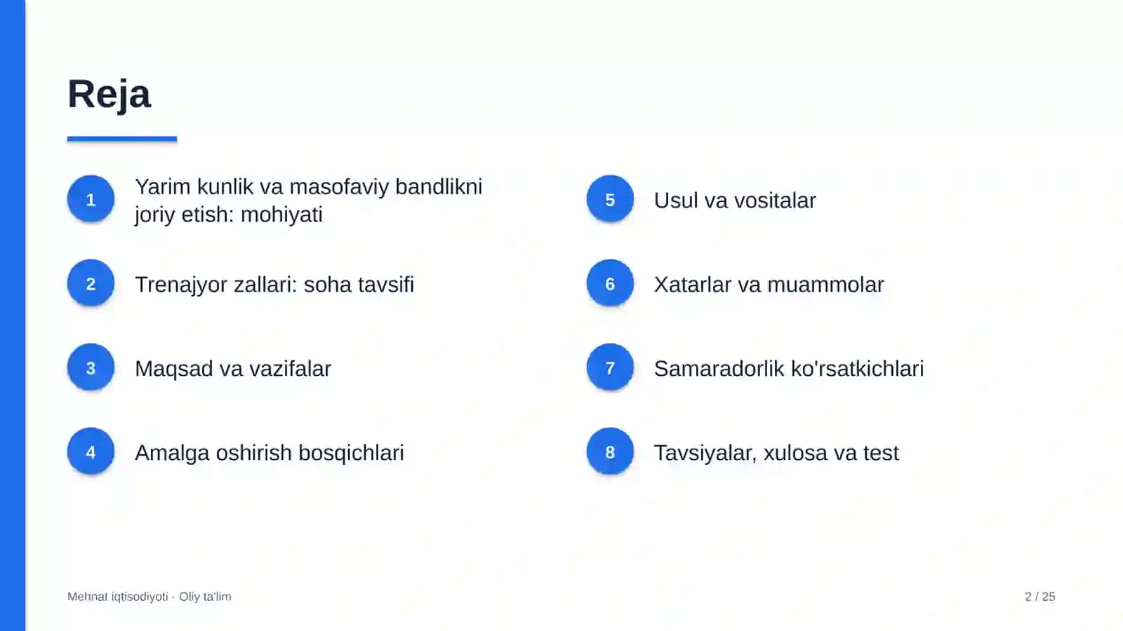 trenajyor zallarida yarim kunlik va masofaviy bandlikni joriy etish 1928 2
