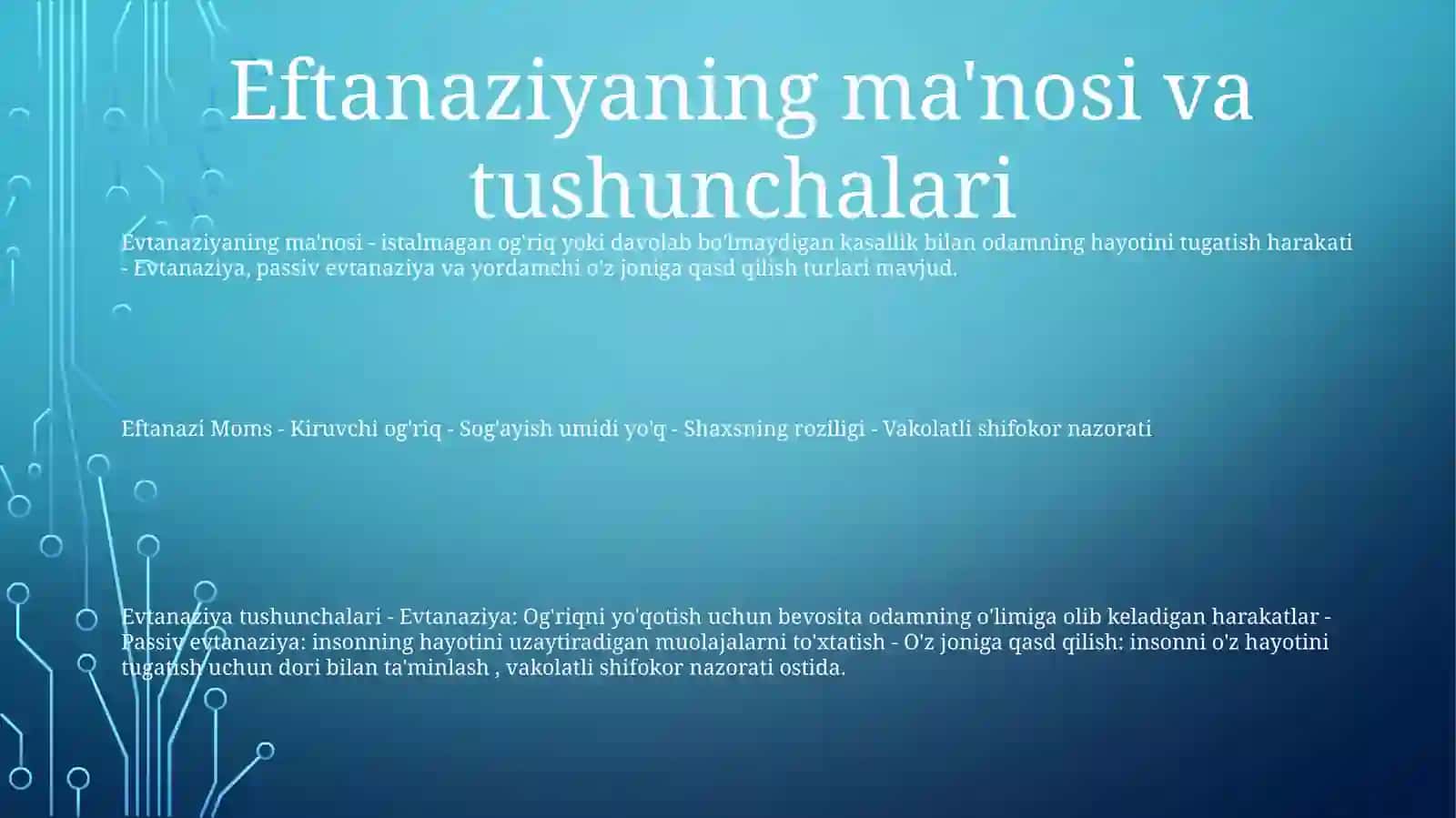 Eftanaziya Momalari 2