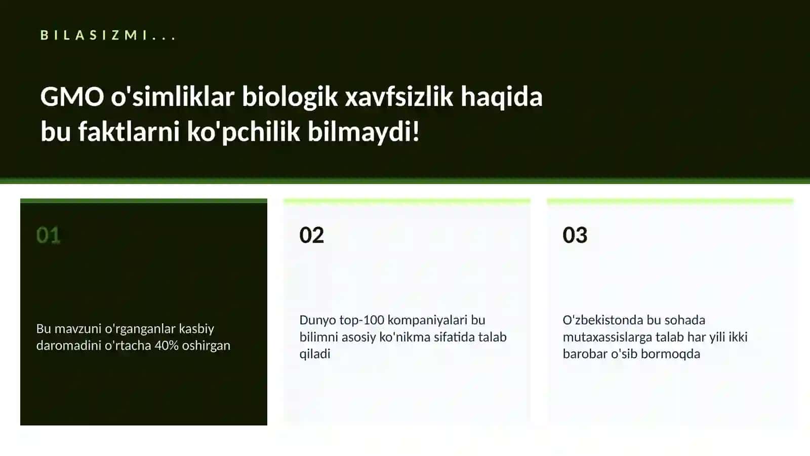 BIOLOGIYA — UY VAZIFALARI 2
