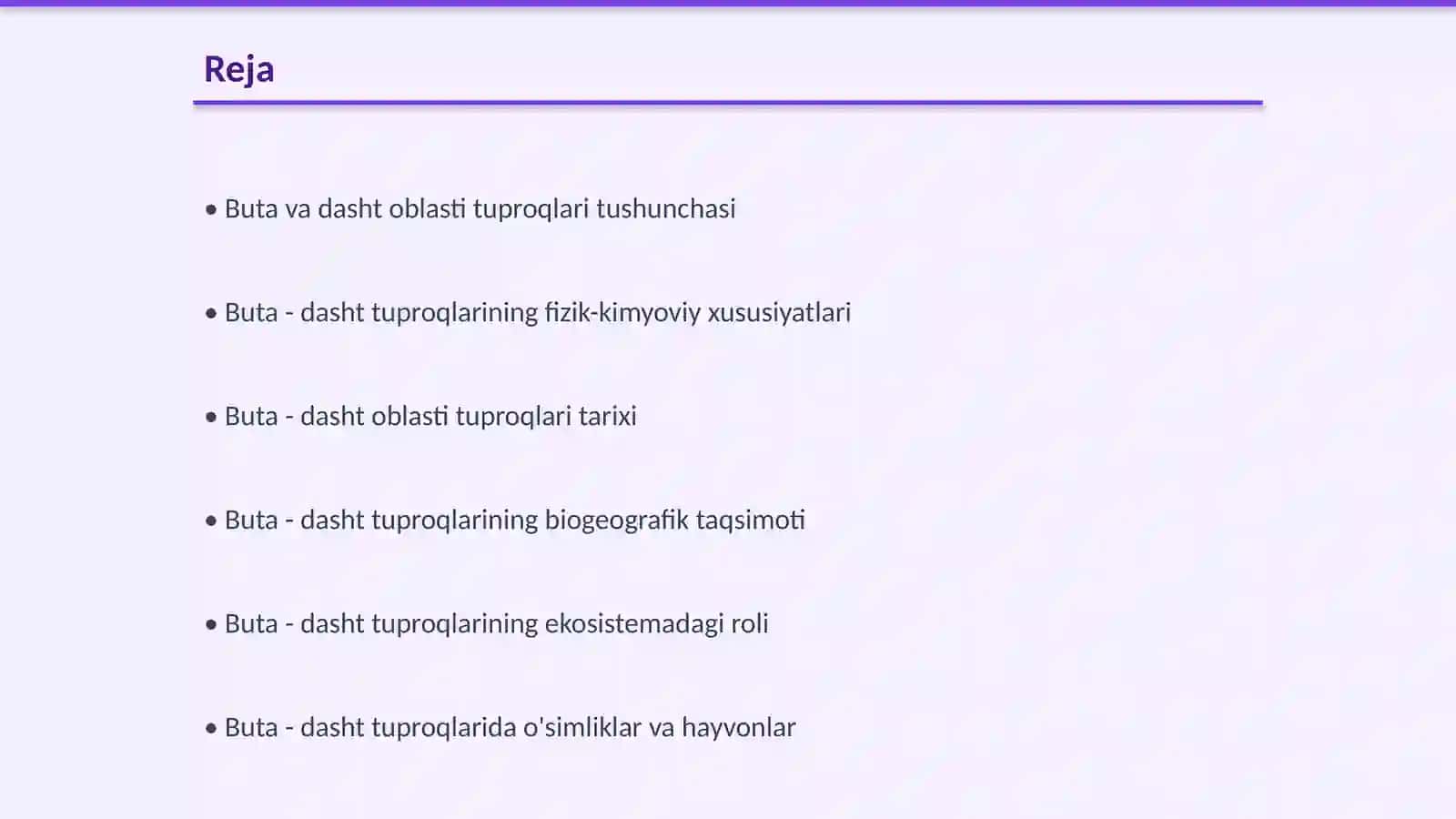 Buta - dasht oblasti tuproqlari 2