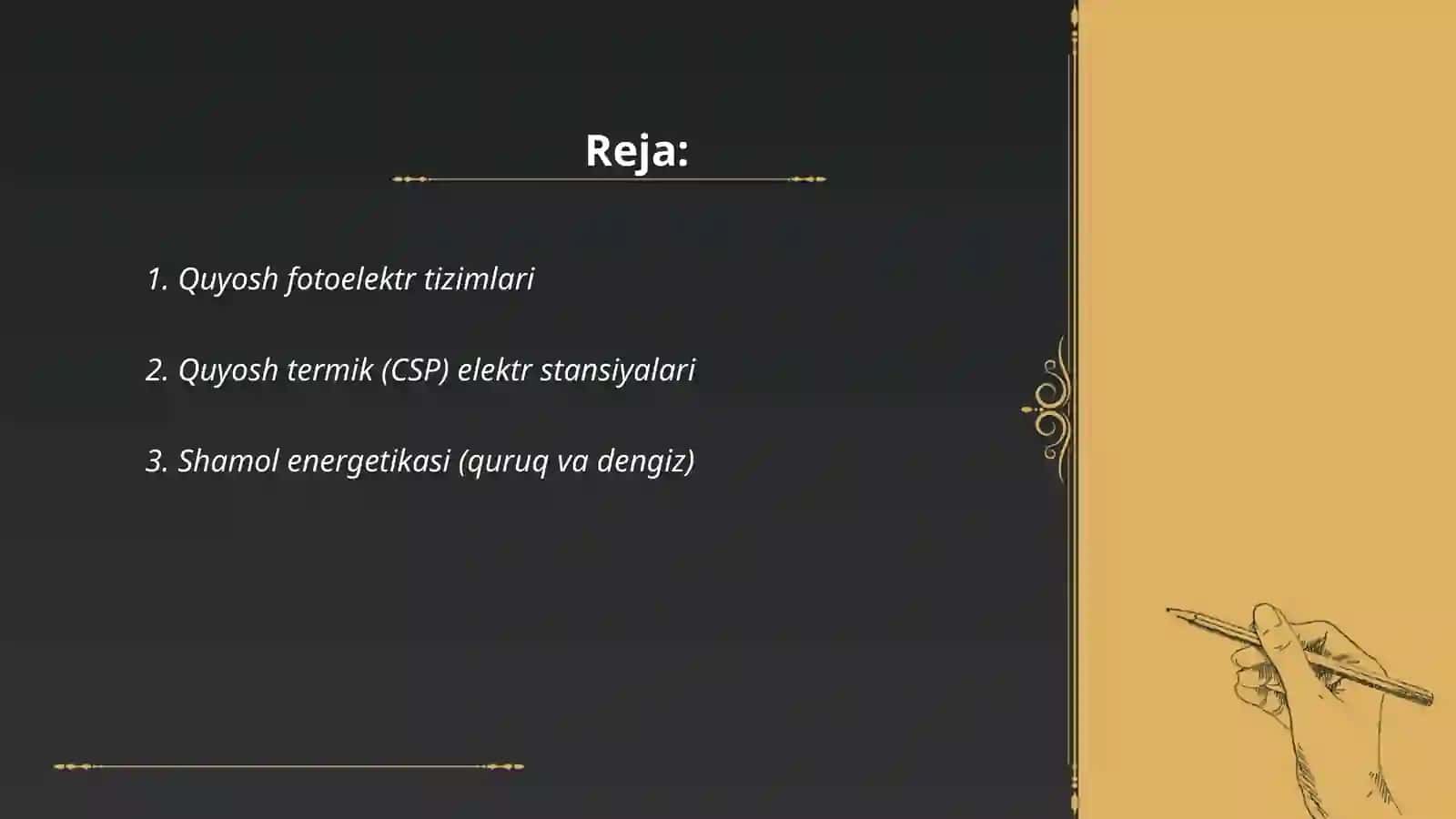 Quyosh fotoelektr tizimlari 2