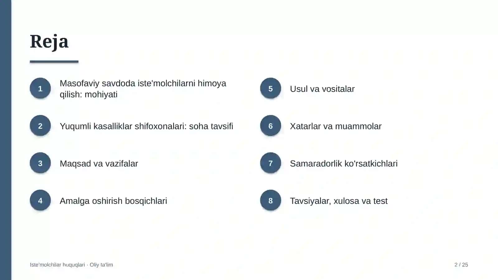 Yuqumli kasalliklar shifoxonalarida masofaviy savdoda iste'molchilarni himoya qilish 2