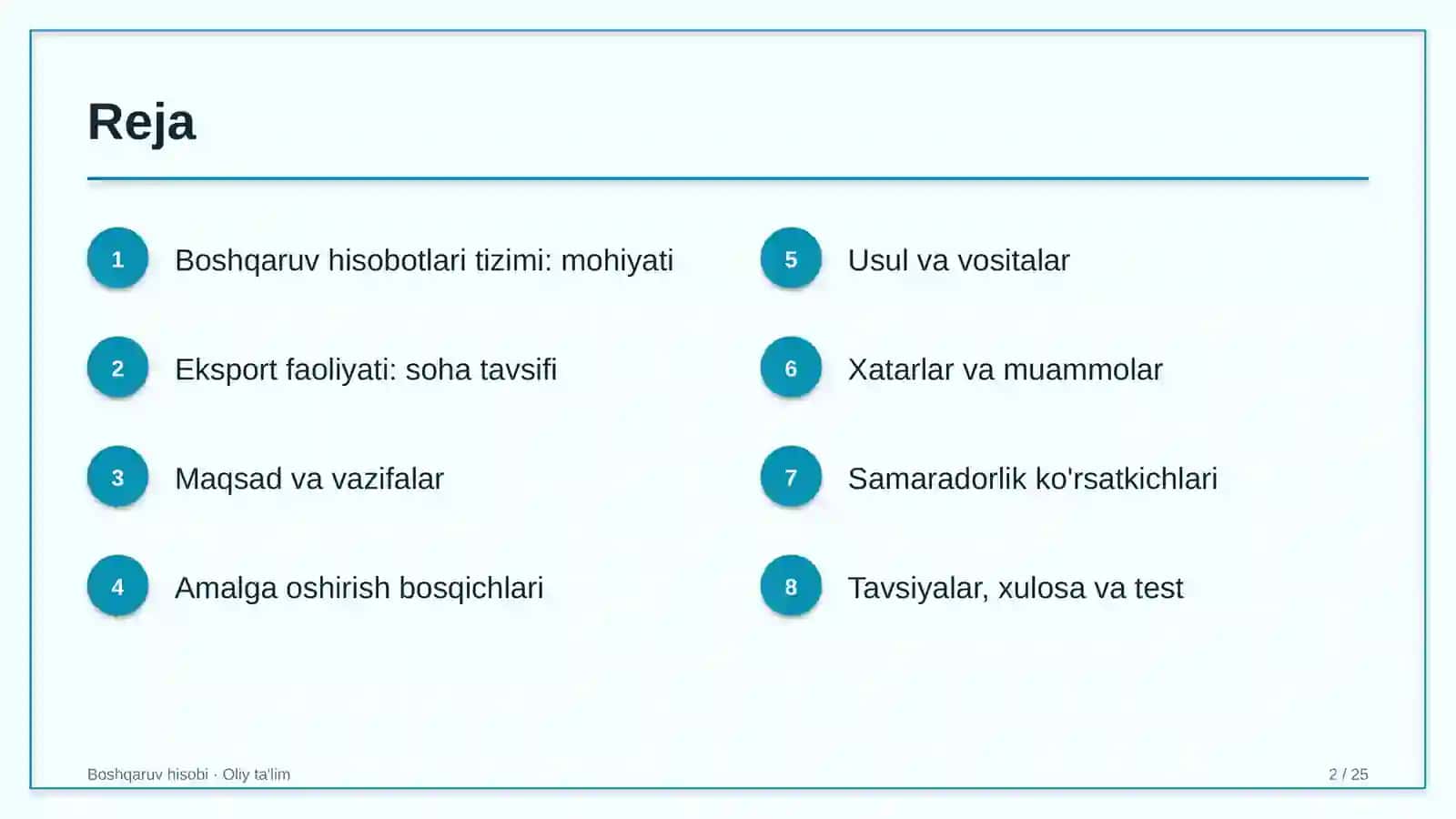 eksport faoliyatida boshqaruv hisobotlari tizimini yaratish 3170 2