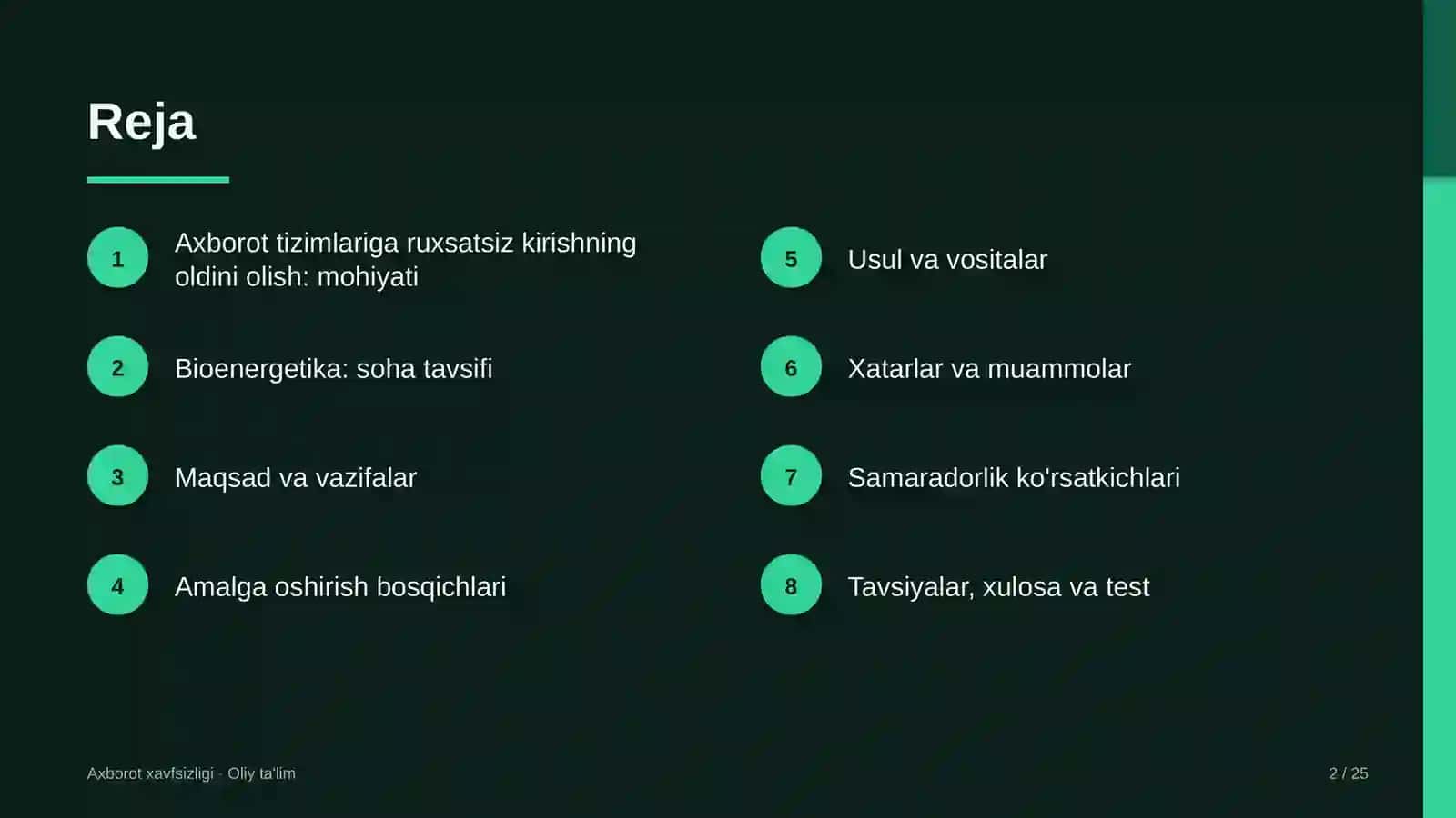 bioenergetikada axborot tizimlariga ruxsatsiz kirishning oldini olish 5780 2