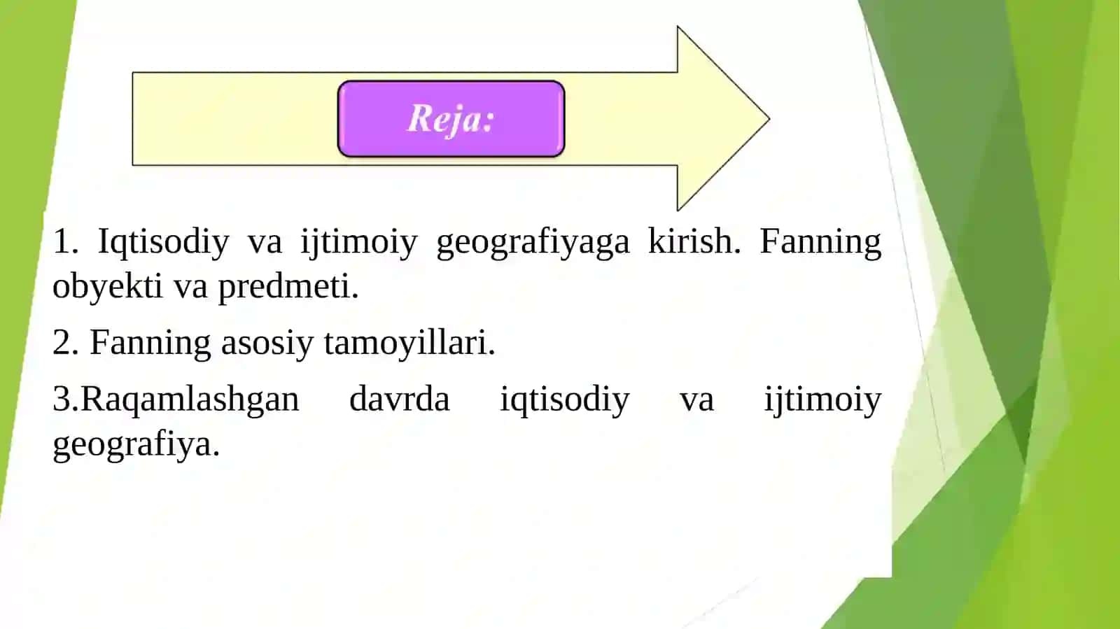 IQTISODIY VA IJTIMOIY GEOGRAFIYA FANINING TADQIQOT OBYEKTI VA PREDMETI 2