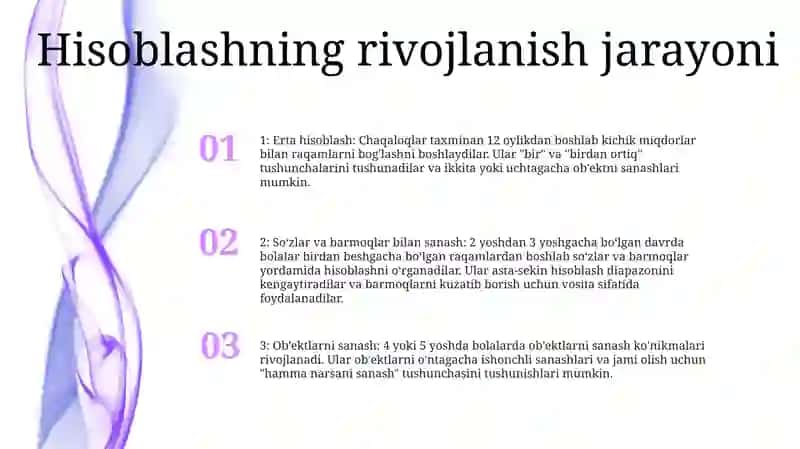 Turli Yoshdagi Bolalarni Sanashga O'Rgatish 2