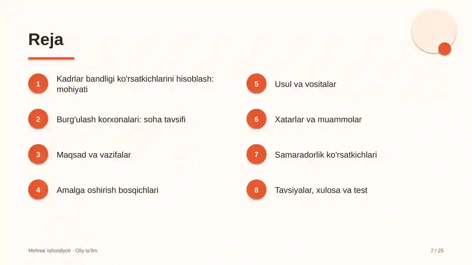 Mehnat iqtisodiyoti va oliy ta'lim 2