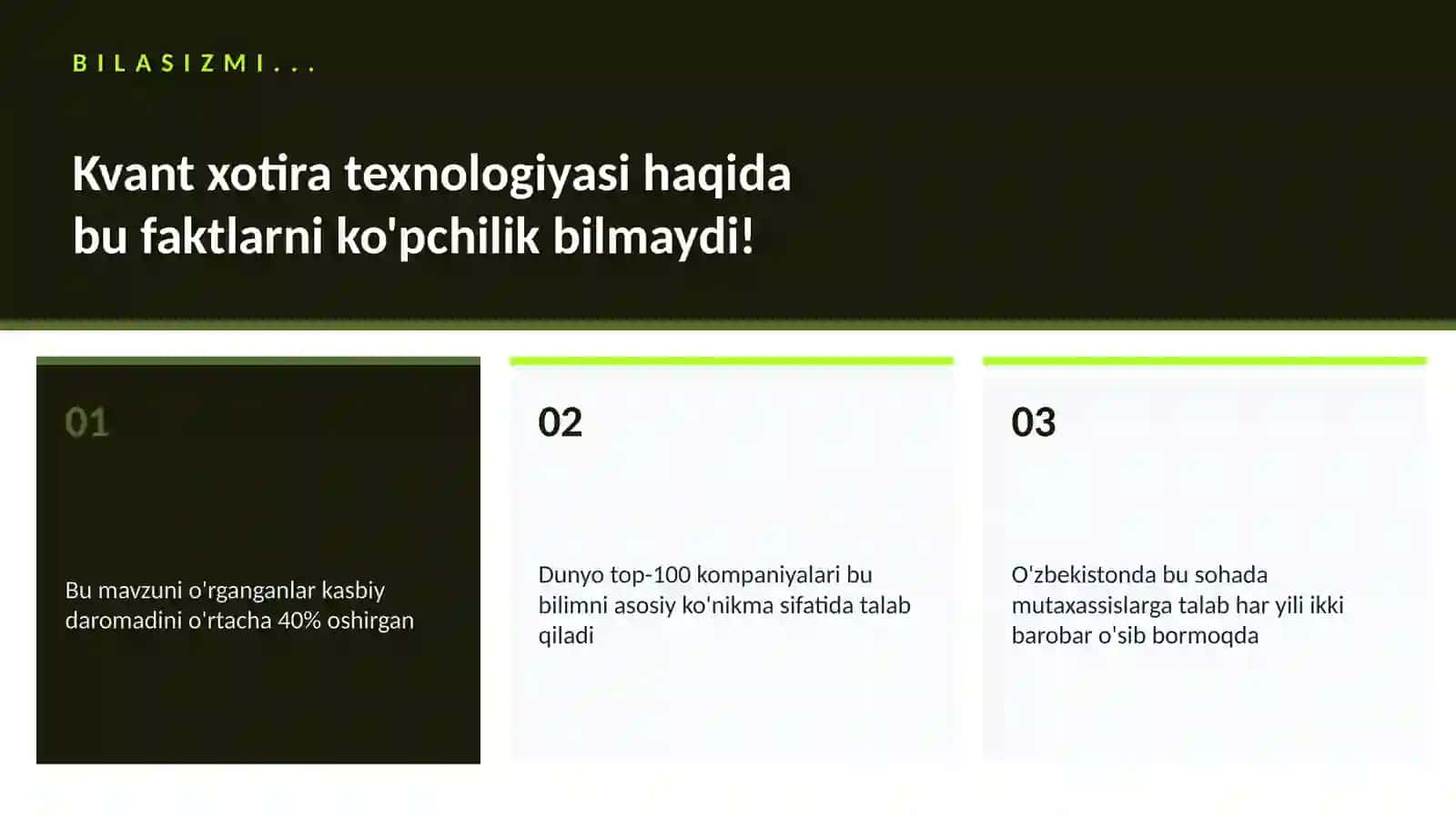 Kvant xotira texnologiyasi 2