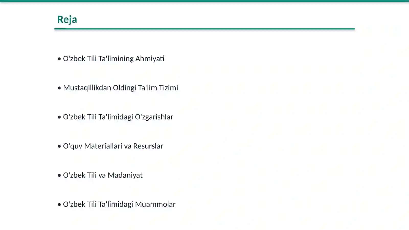 Mustaqillik Davrida O'zbek (Ona) Tili Ta'limi 2