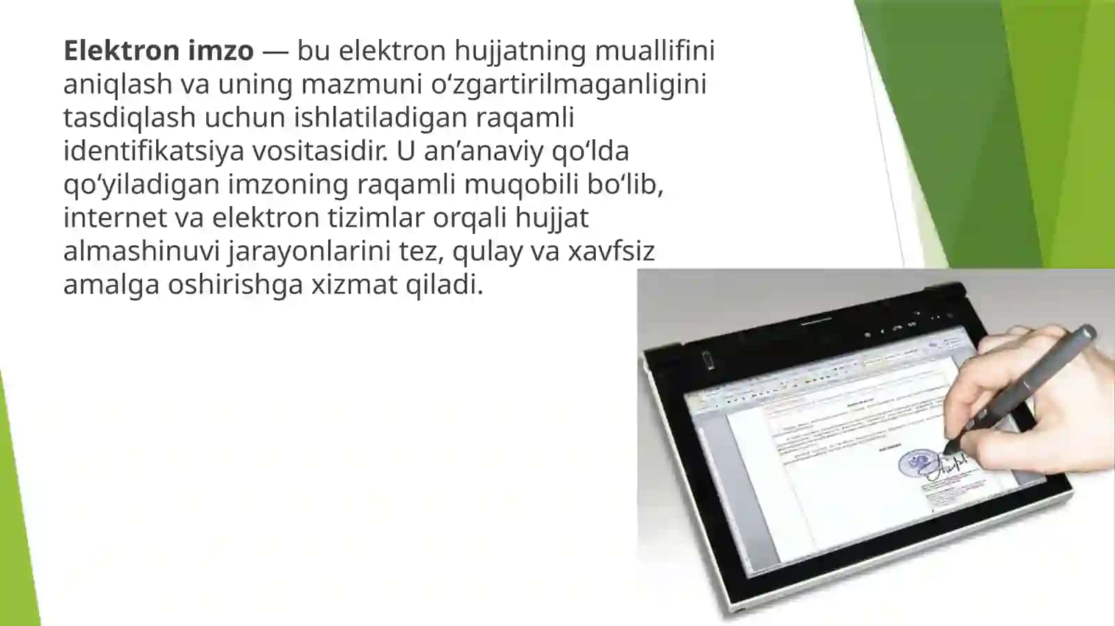 Elektron imzo haqida to'laqonli ma'lumot 2