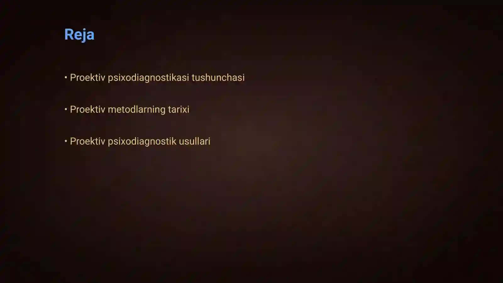 Proektiv psixodiagnostikasi 2