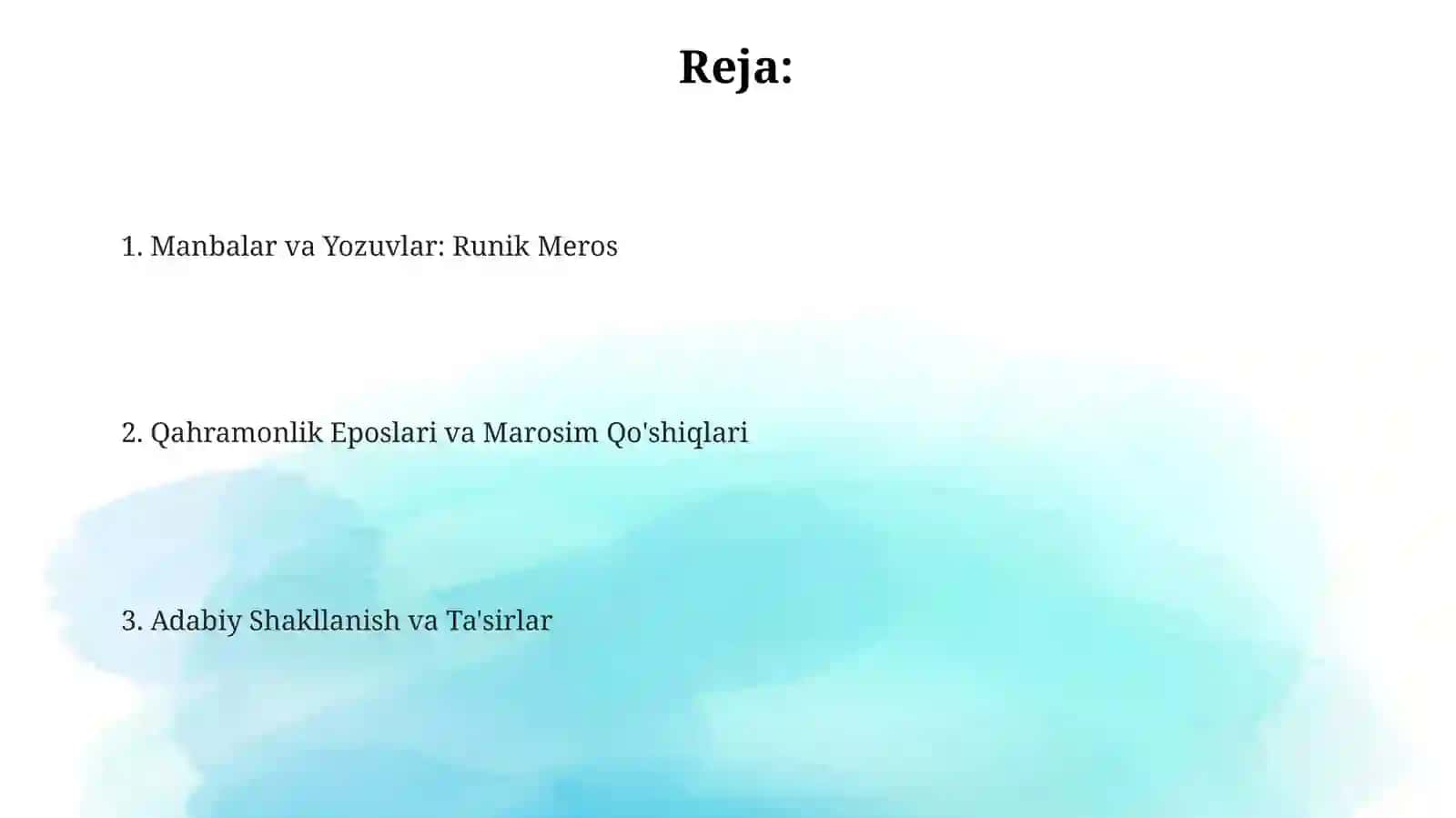 Islomgacha boʻlgan davrdagi qadimgi turkiya adabiyoti 2