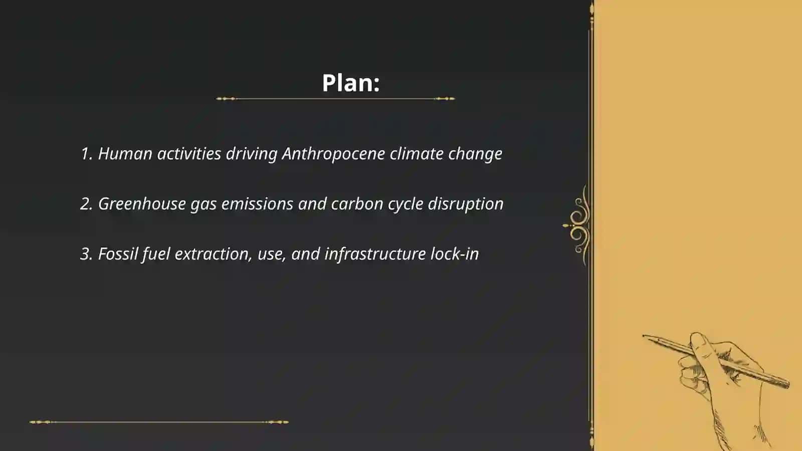 Climate change and The Anthtopocene 2