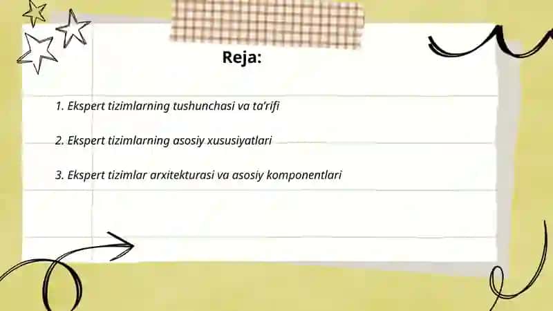 Ekspert tizimlari 2