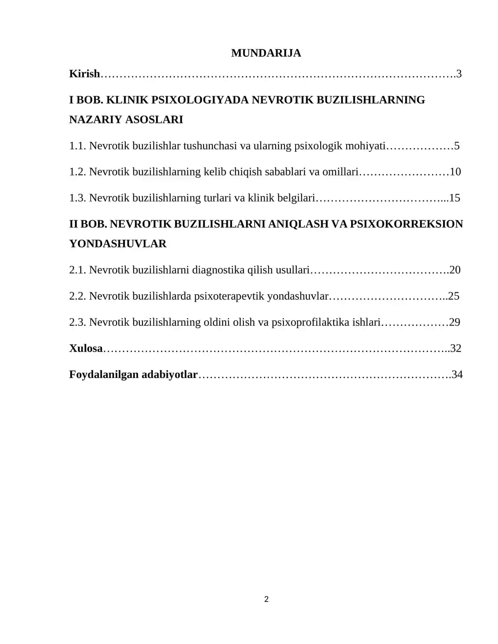 KLINIK PSIXOLOGIYADA NEVROTIK BUZILISHLARNING NAZARIY ASOSLARI 2