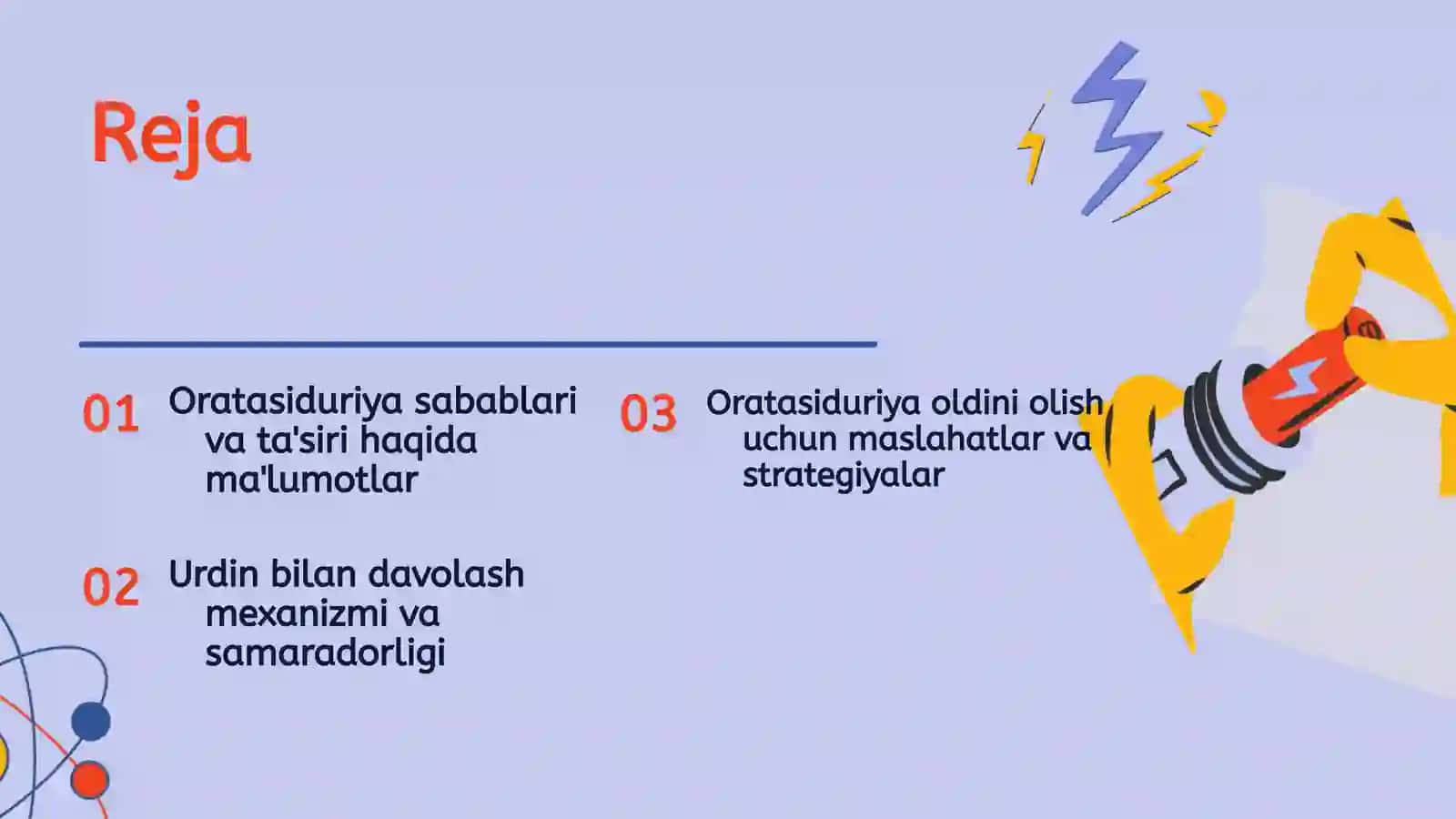 Oratasiduriya, uning sabablari va uridin bilan davolash mexanizmi 2