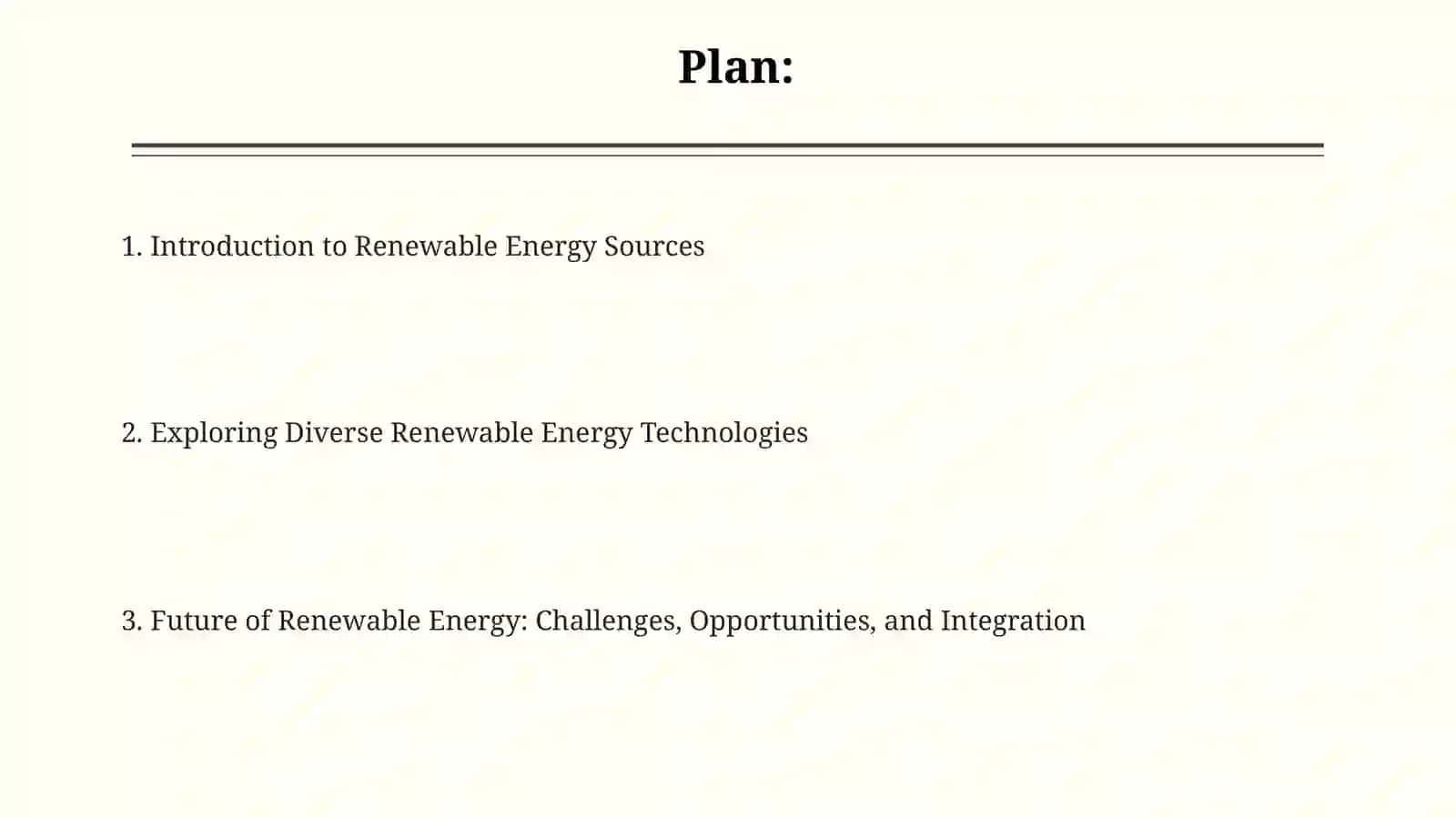 Renewable Energy sources 2
