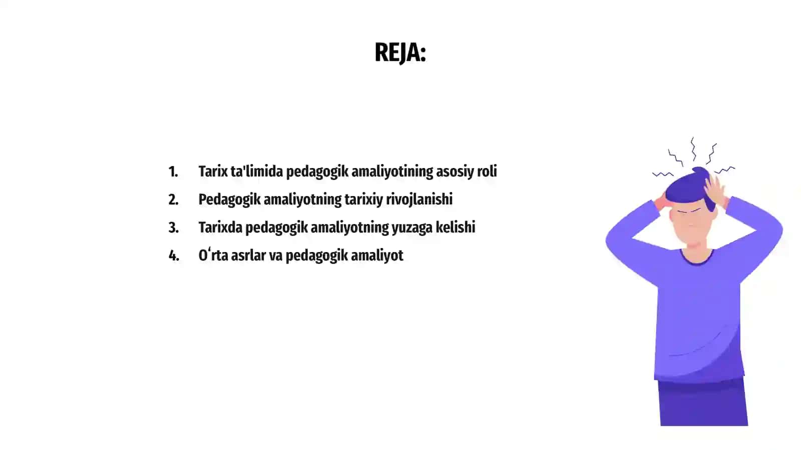 Tarix ta'limida pedagogik amaliyotining ōrni 2