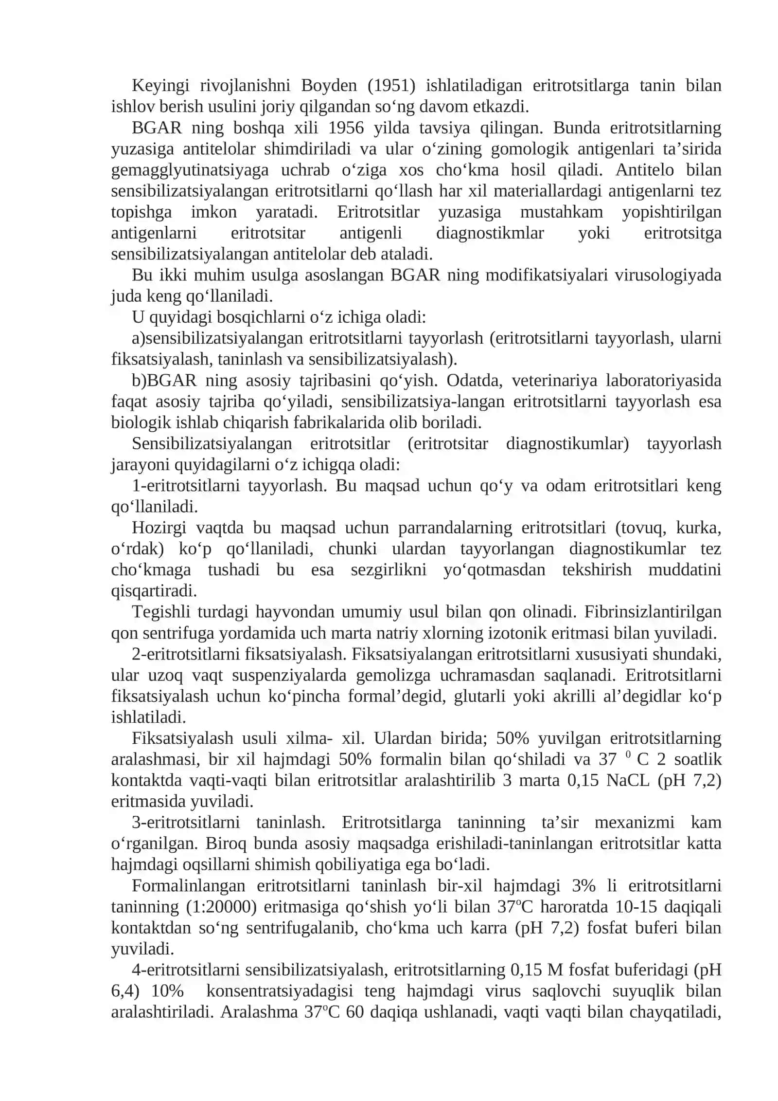Bilvosita gemagglyutinatsiya reaksiyasi laboratoriya mashg'uloti 2