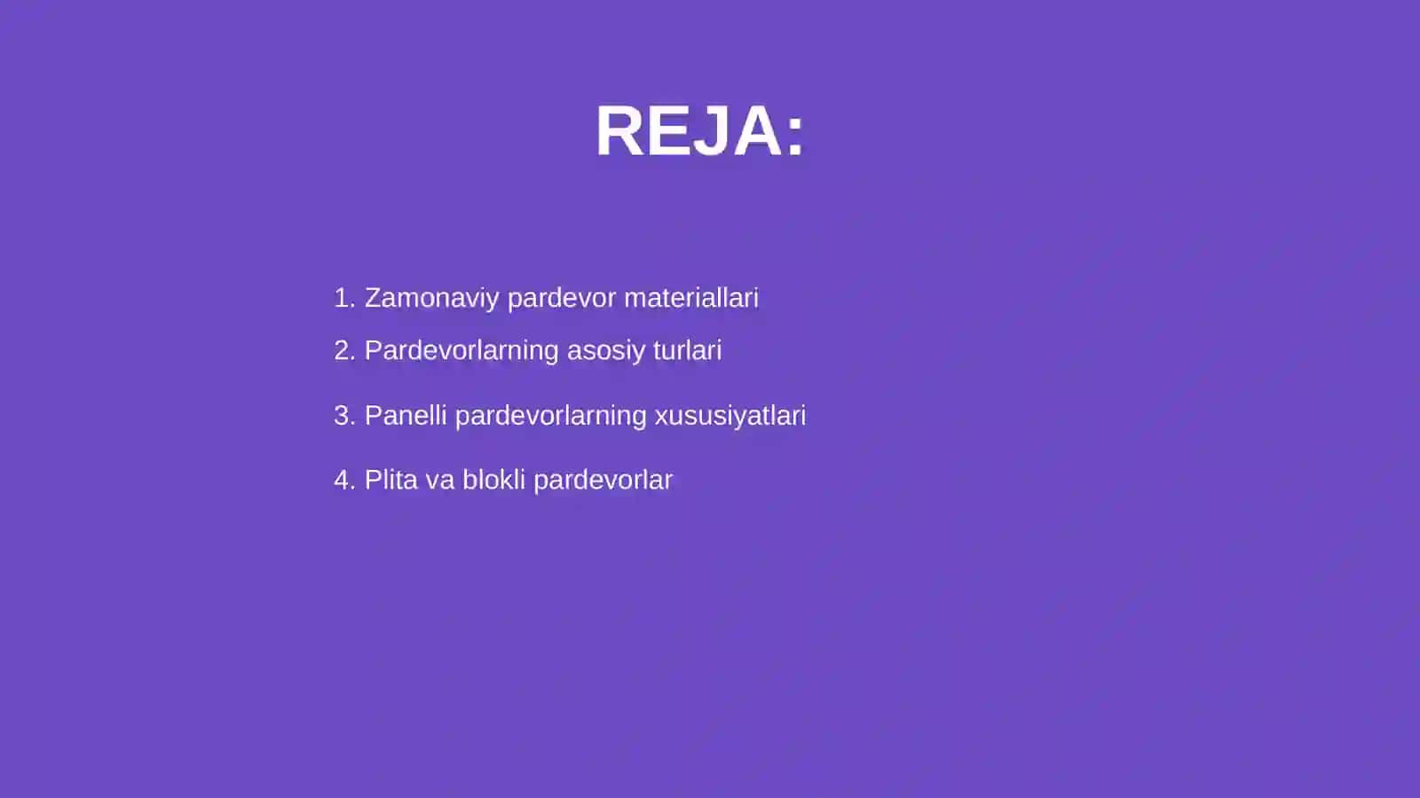 Zamonaviy pardevor materiallari 2