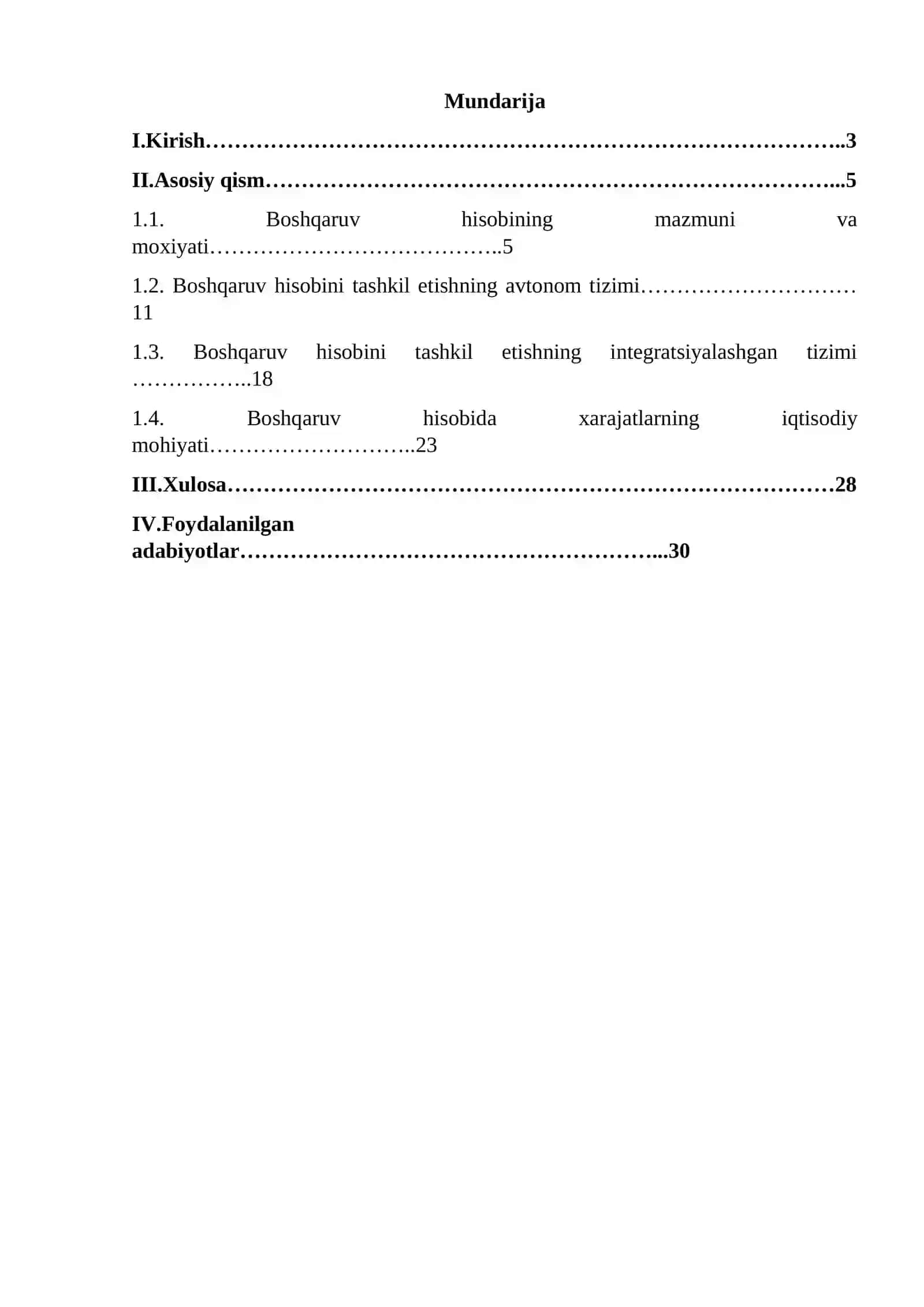 Boshqaruv hisobini tashkil etishning avtonom va integratsiyalashgan tizimlari 2