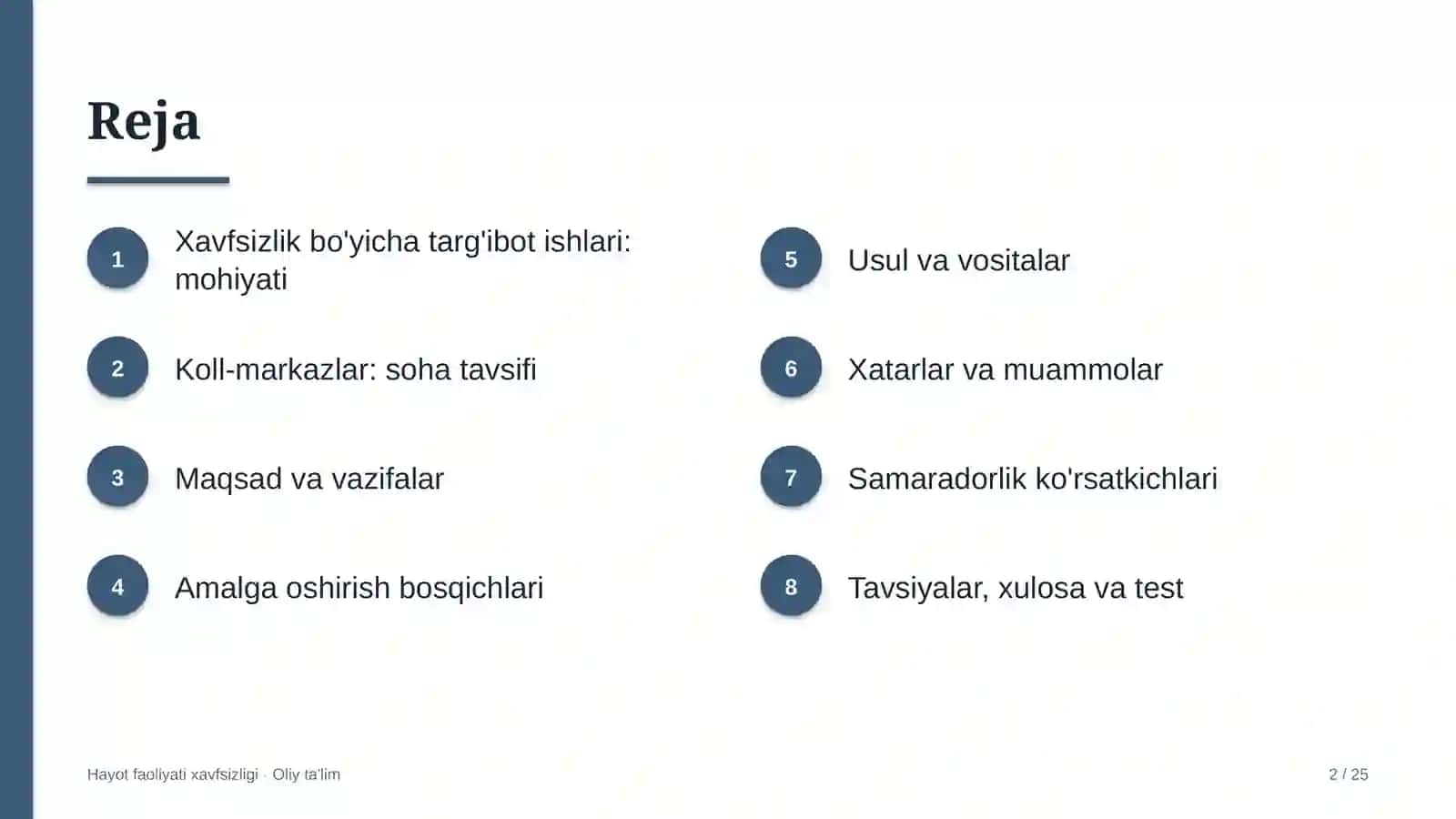 Koll-markazlarda xavfsizlik bo'yicha targ'ibot ishlari 2