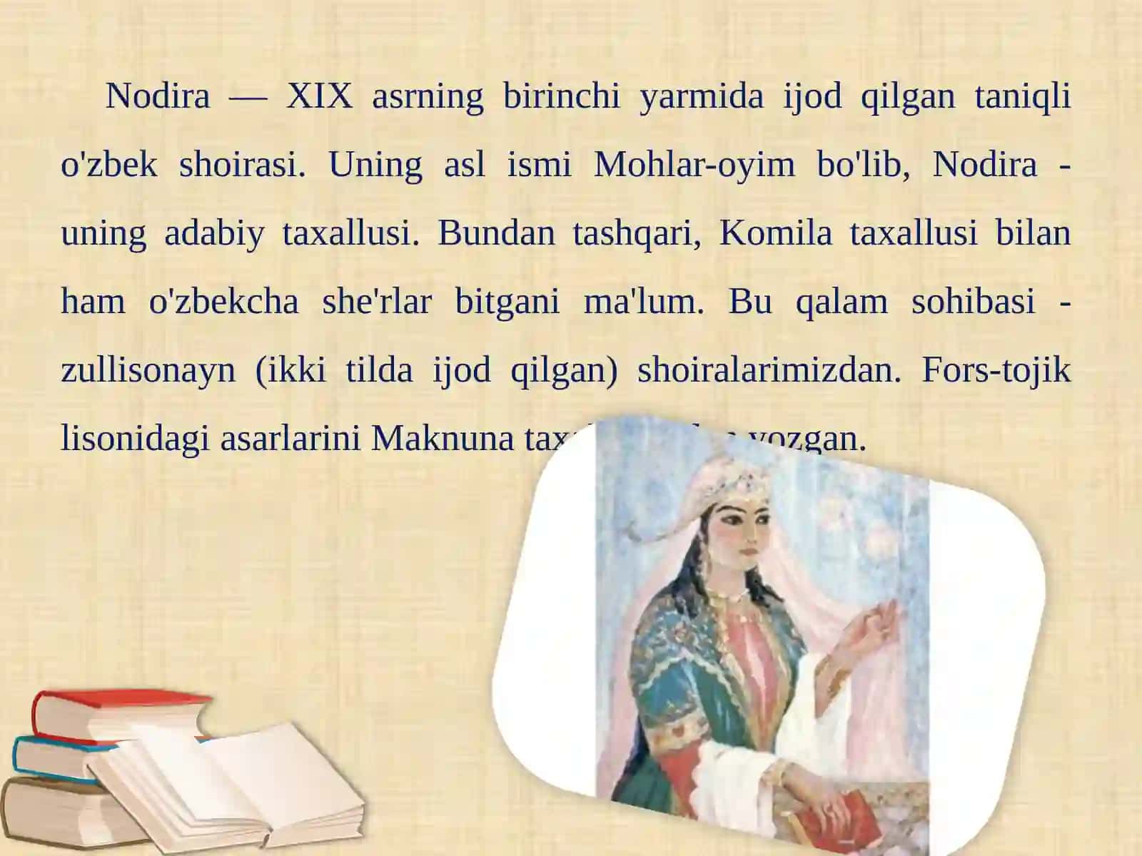 NODIRA (1792 - 1842) 2