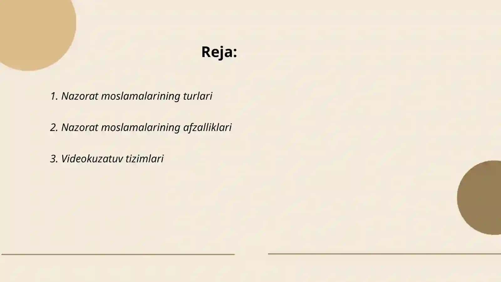 Nazorat moslamalari 2