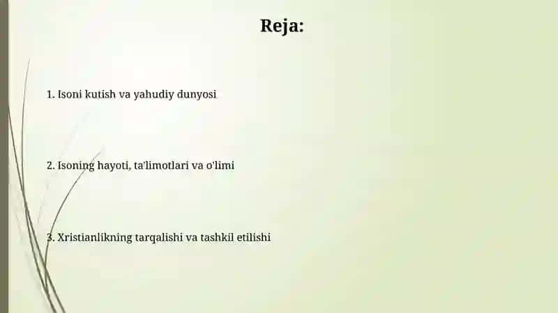 Xristianlikning ildizlari 2