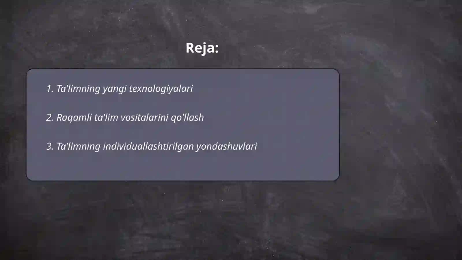 Ta'limning yangi texnologiyalari 2