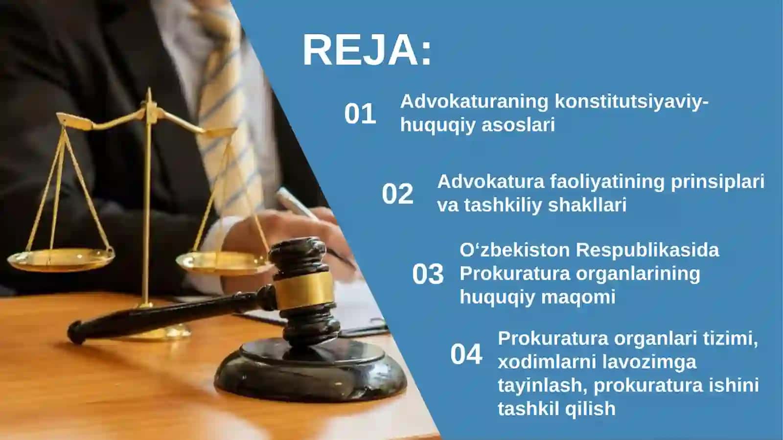 ADVOKATURA INSTITUTI VA PROKURATURA FAOLIYATINING KONSTITUTSIYAVIY ASOSLARI. 2