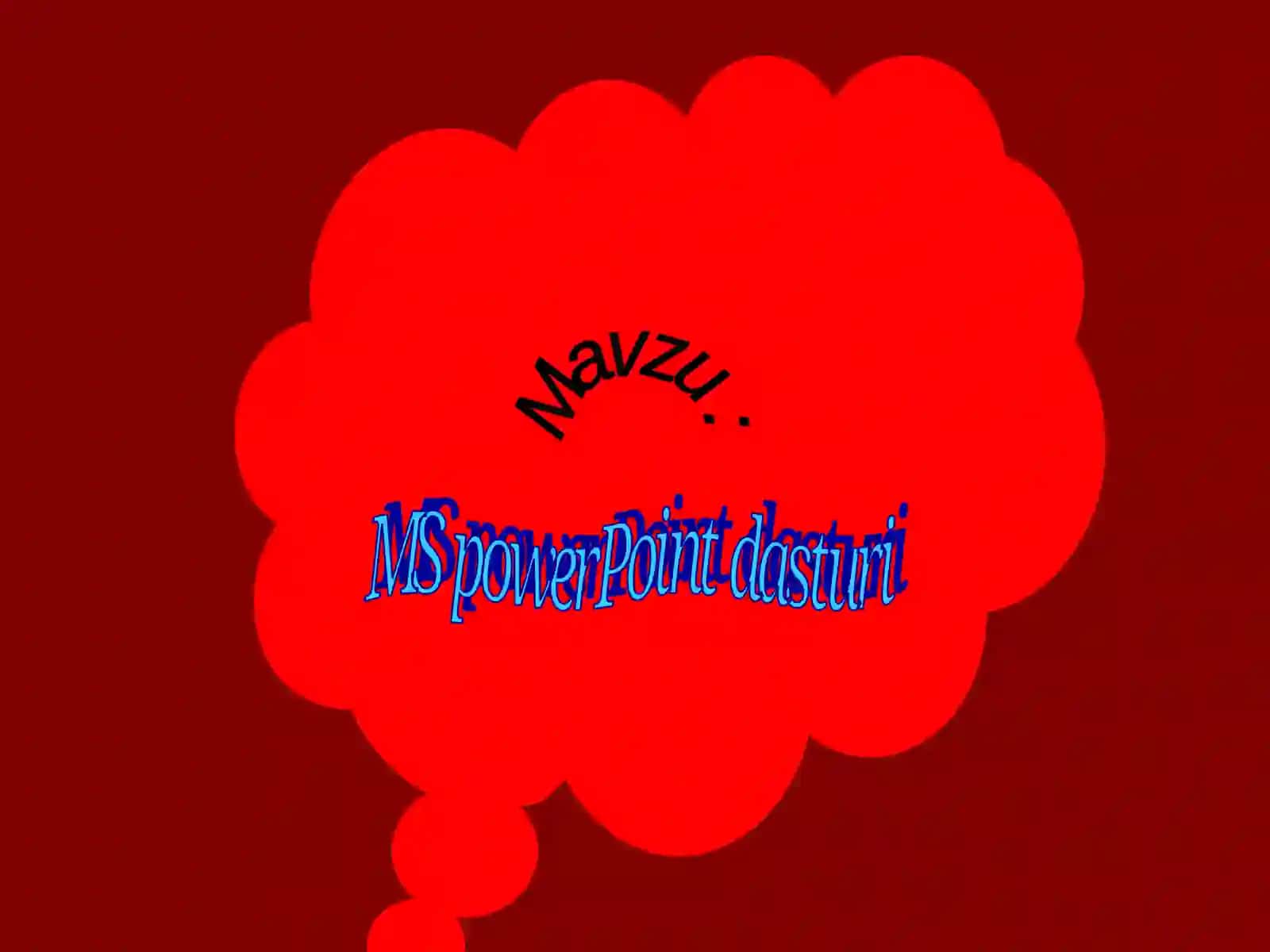 MS PowerPoint dasturi 2