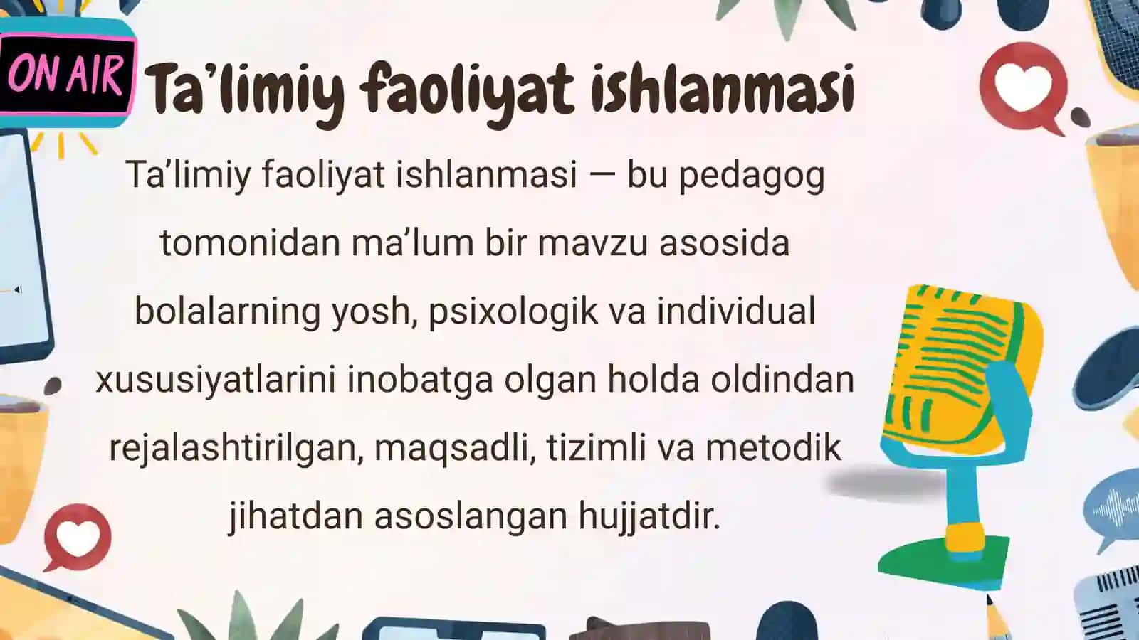 Ta'limiy faoliyat ishlanmalarini tuzishda pedagogning kreativligi 2